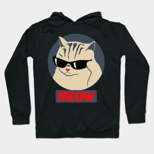 Cat wearing sunglasses Hoodie